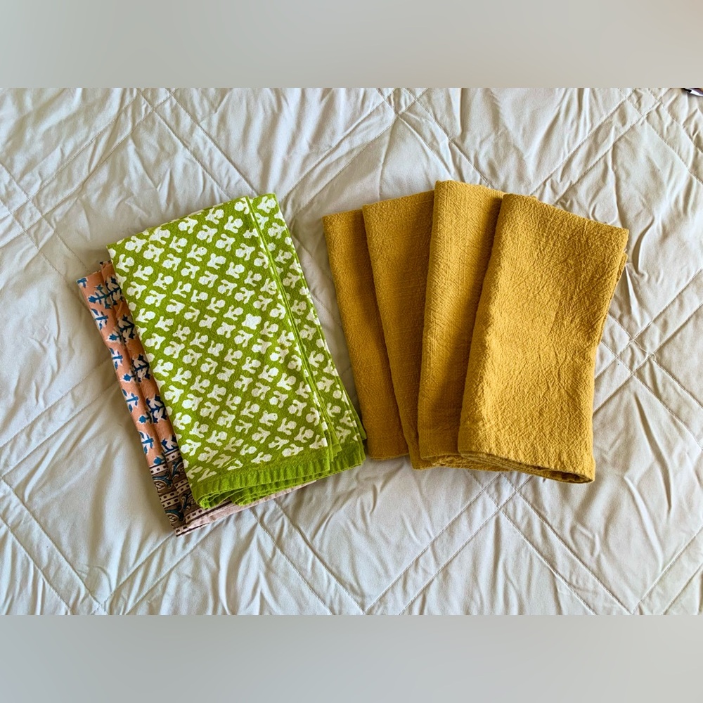 Set of cotton napkins